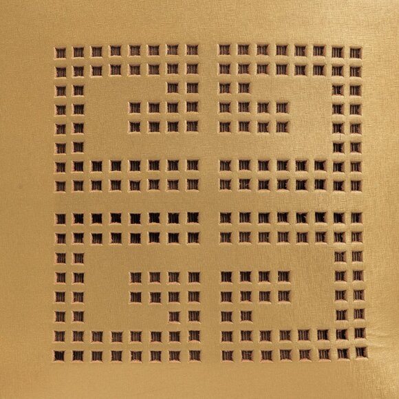 Givenchy Vintage Gold Leather 4G-Logo Handbag - Picture 8 of 11